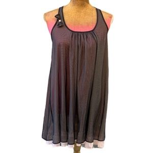 Betsey Johnson Intimates Sheer Tricot Babydoll